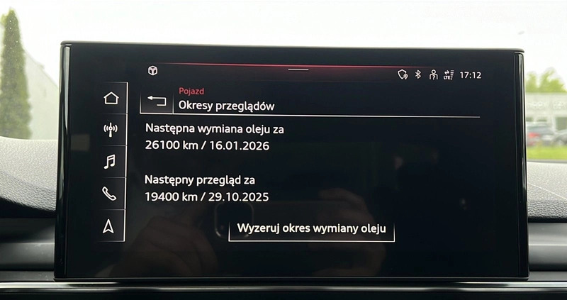 Audi A4 cena 124900 przebieg: 124760, rok produkcji 2019 z Grójec małe 497